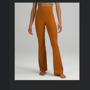 Lululemon Groove Super High Rise Flared Pant Butternut Brown
